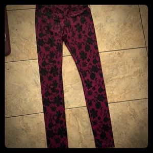 Floral leggings